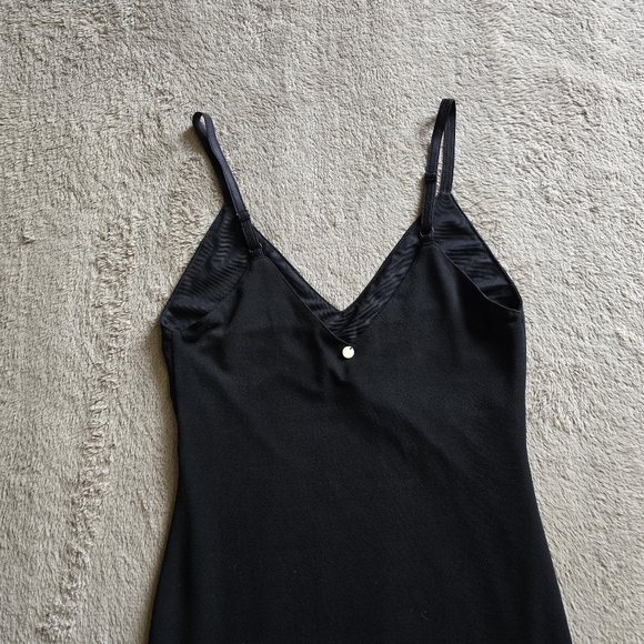 Alice + Olivia Air Sleeveless Cate Slip Dress with lllusion Mesh Hemline Size 0 - Picture 8 of 14